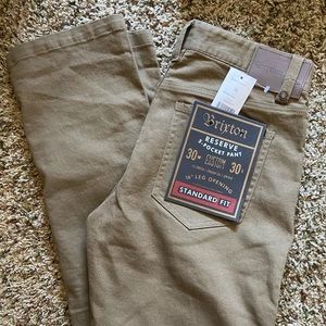 Britxton Reserve Tan Pants w/ tags